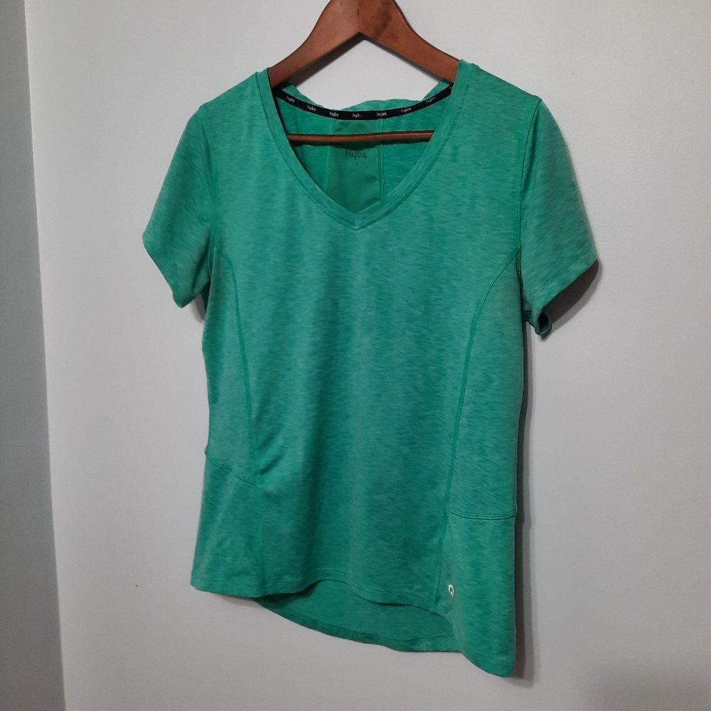 Hyba by Reitmans Teal Workout Tee